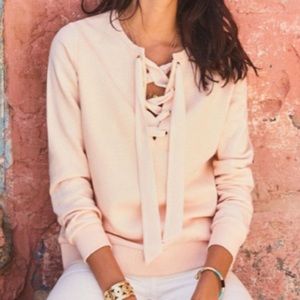 SEZANE Rare Lenny Nude Sweatshirt Size S